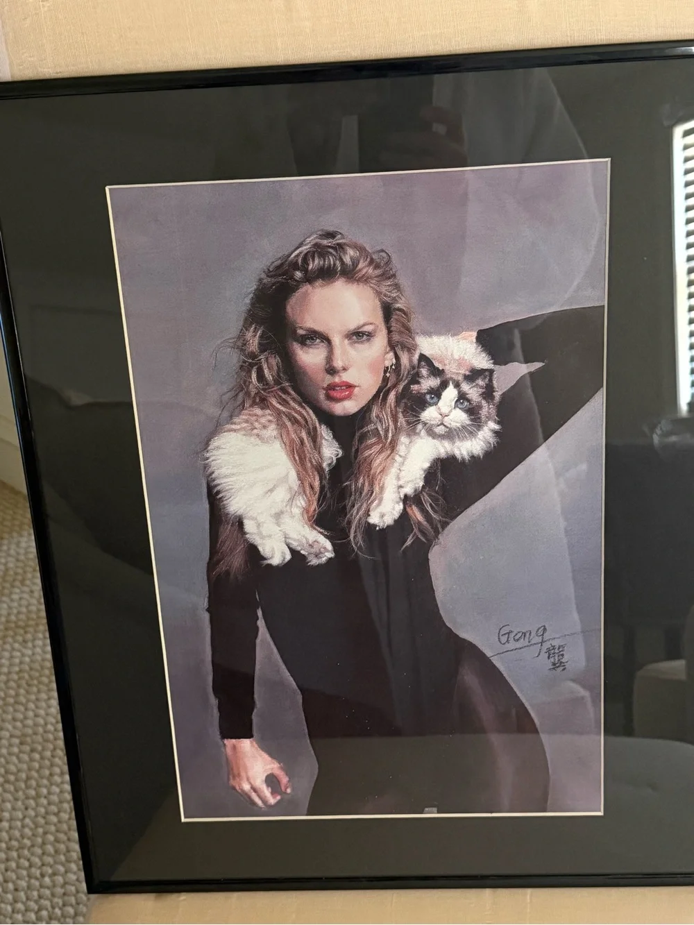 Taylor Swift framed art 16 x 20